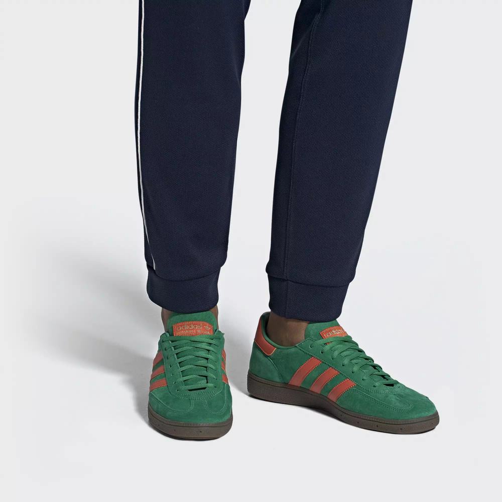 Adidas Handball Spezial Tenis Verdes Para Hombre (MX-37492)